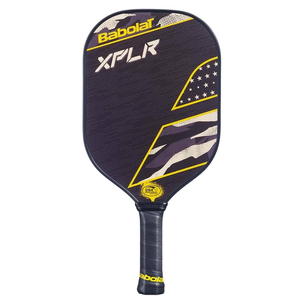 Pala de pickleball Babolat XPLR (Negro/Beige/Amarillo)