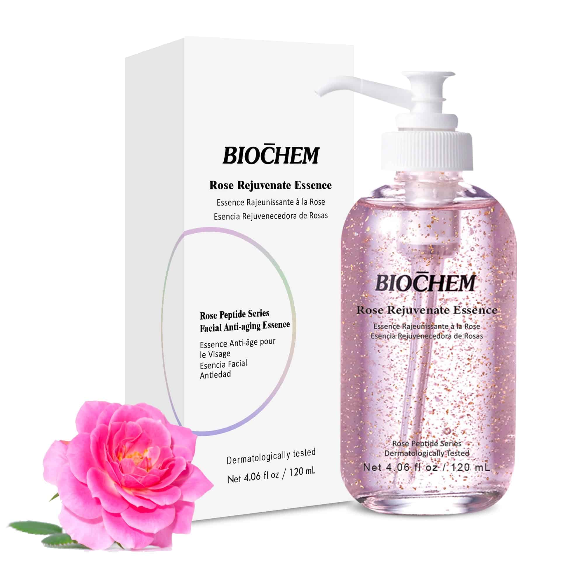 Esencia Rejuvenecedora de Rosas BIOCHEM - 4.06 fl oz / 120