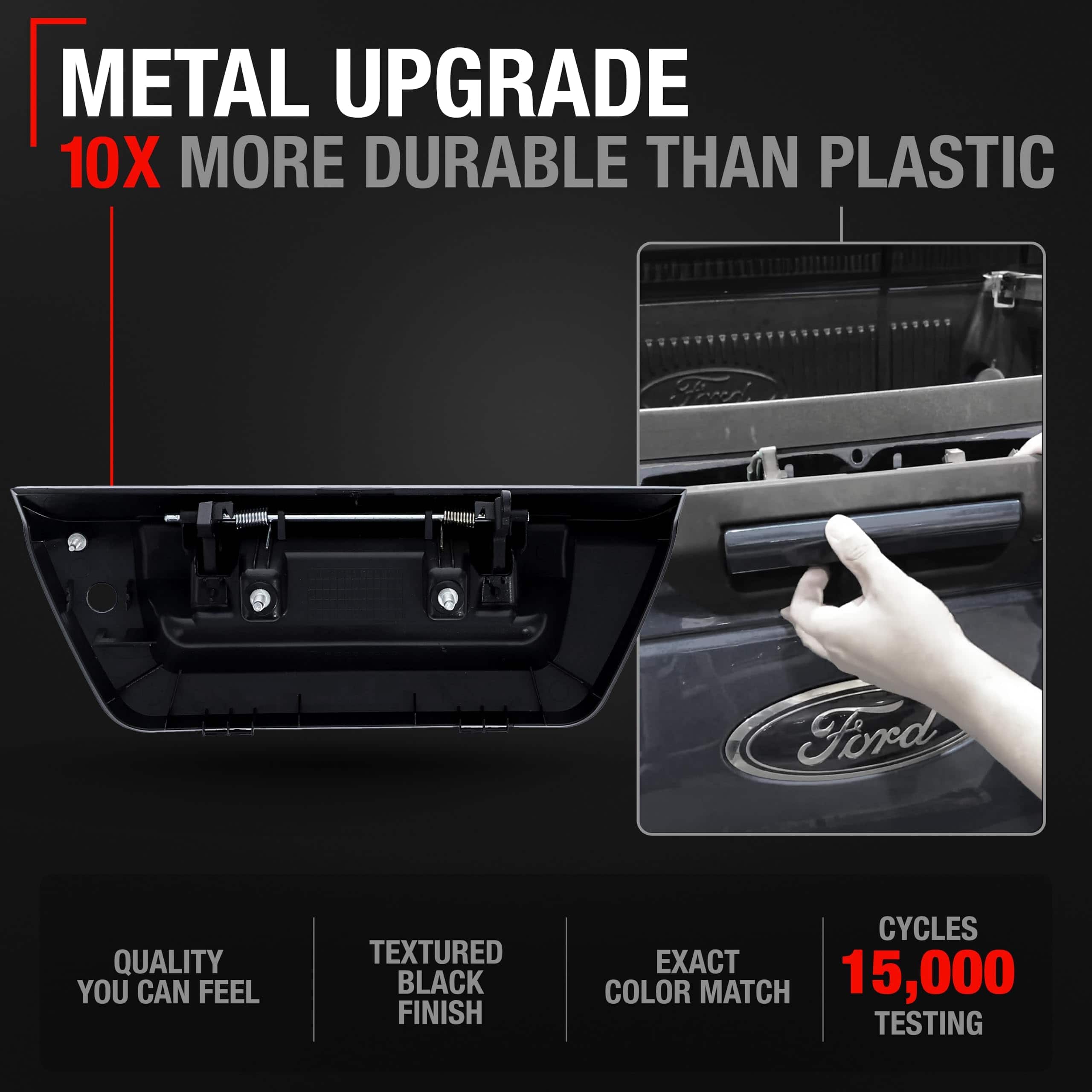 Manija de la puerta trasera T1A, metal mejorado - - Imagen 4