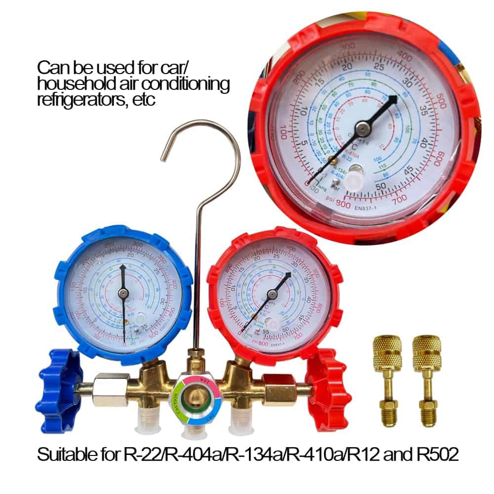 Conjunto de Manómetros de Diagnóstico AC Bocarmo 5FT para - Imagen 6