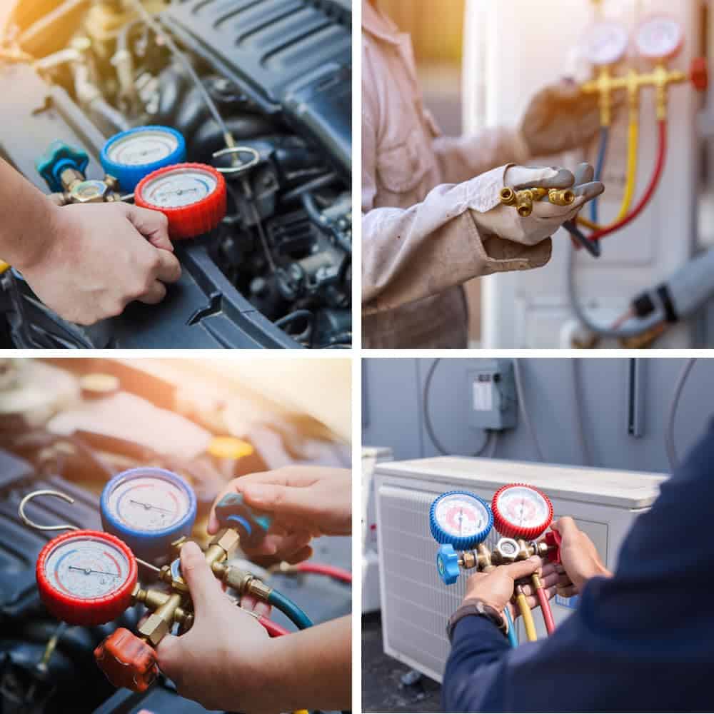 Conjunto de Manómetros de Diagnóstico AC Bocarmo 5FT para - Imagen 7