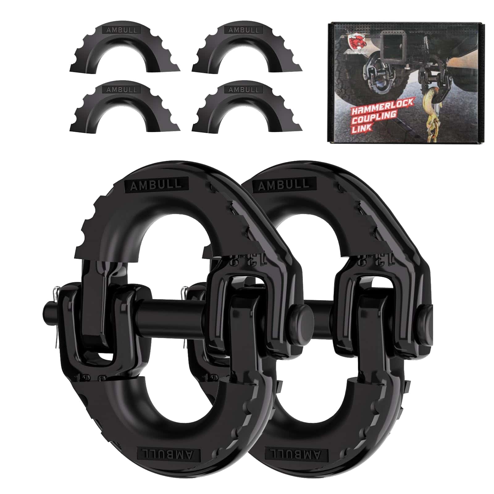 Paquete de 2 Conectores de Cadena de Seguridad 1/2" AMBULL,