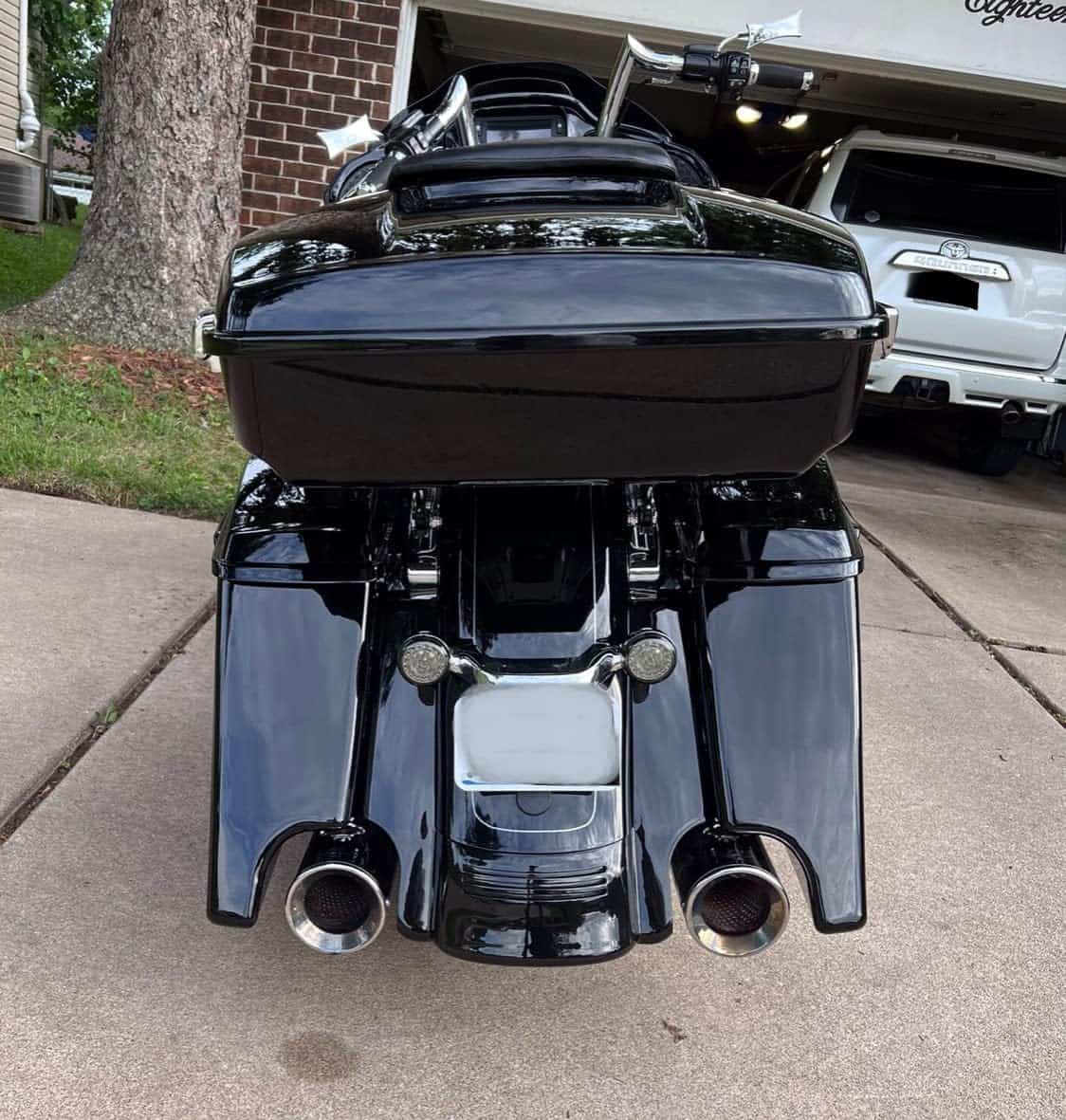 H RUO Extensión de guardabarros trasero de motocicleta de - Imagen 3