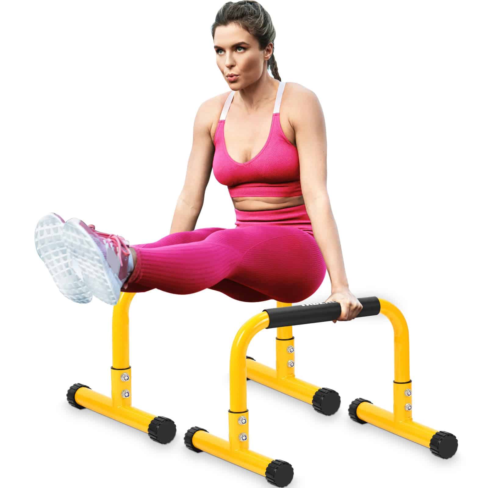Parallete TABEKE para flexiones, 14'' de altura de acero