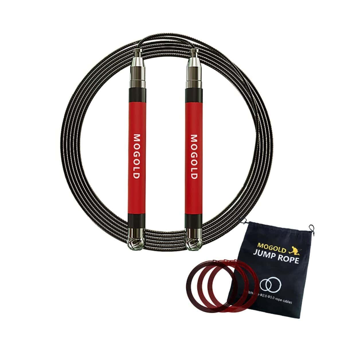 Cuerda para Saltar de Velocidad MOGOLD para Hombres y