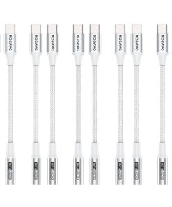 Adaptador de audio USB Tipo C a conector de audífonos de