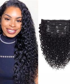 Extensiones de Cabello Ondulado en Agua - 16 Pulgadas,