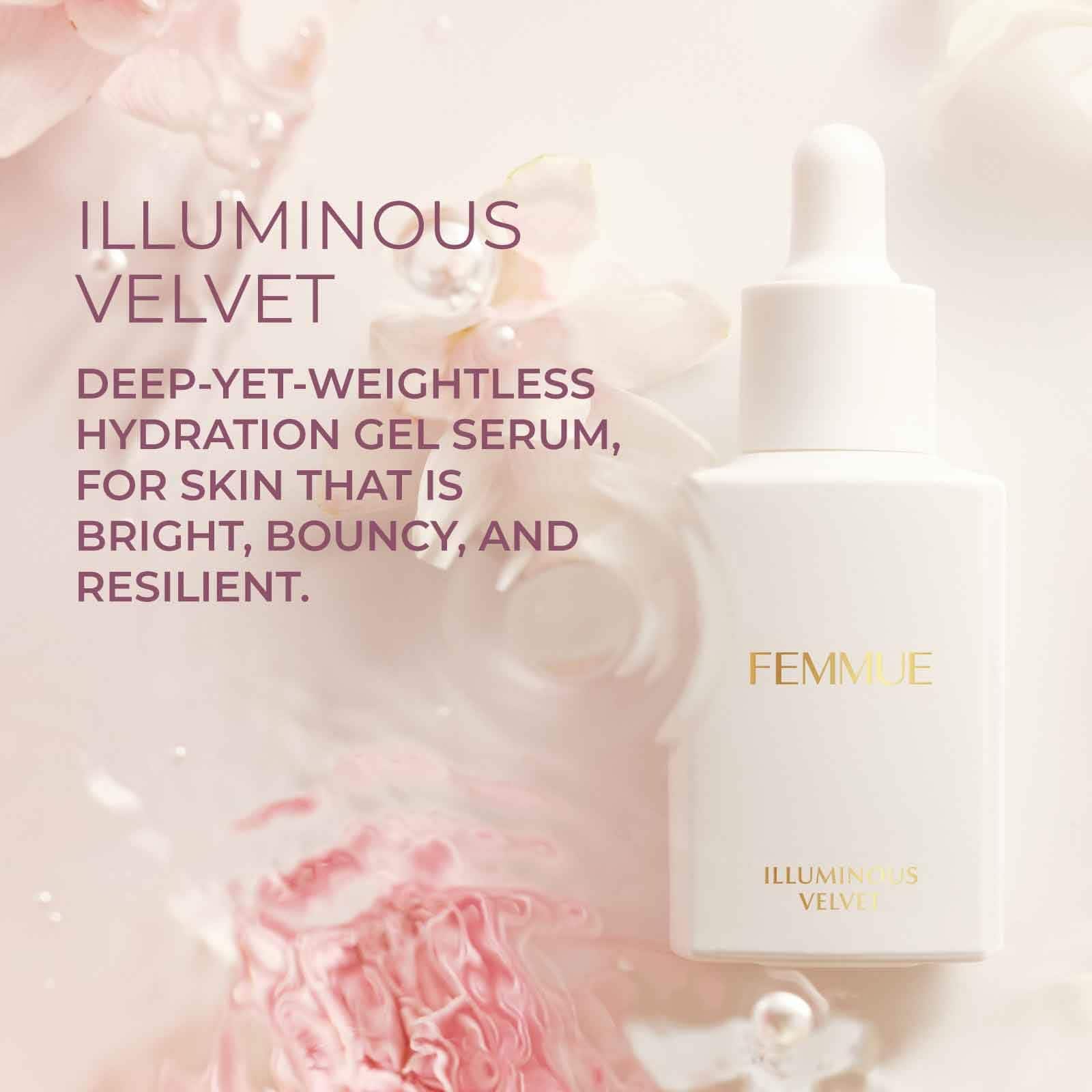 FEMMUE Illuminous Velvet Hydrating Face Serum (1 oz) | - Imagen 3