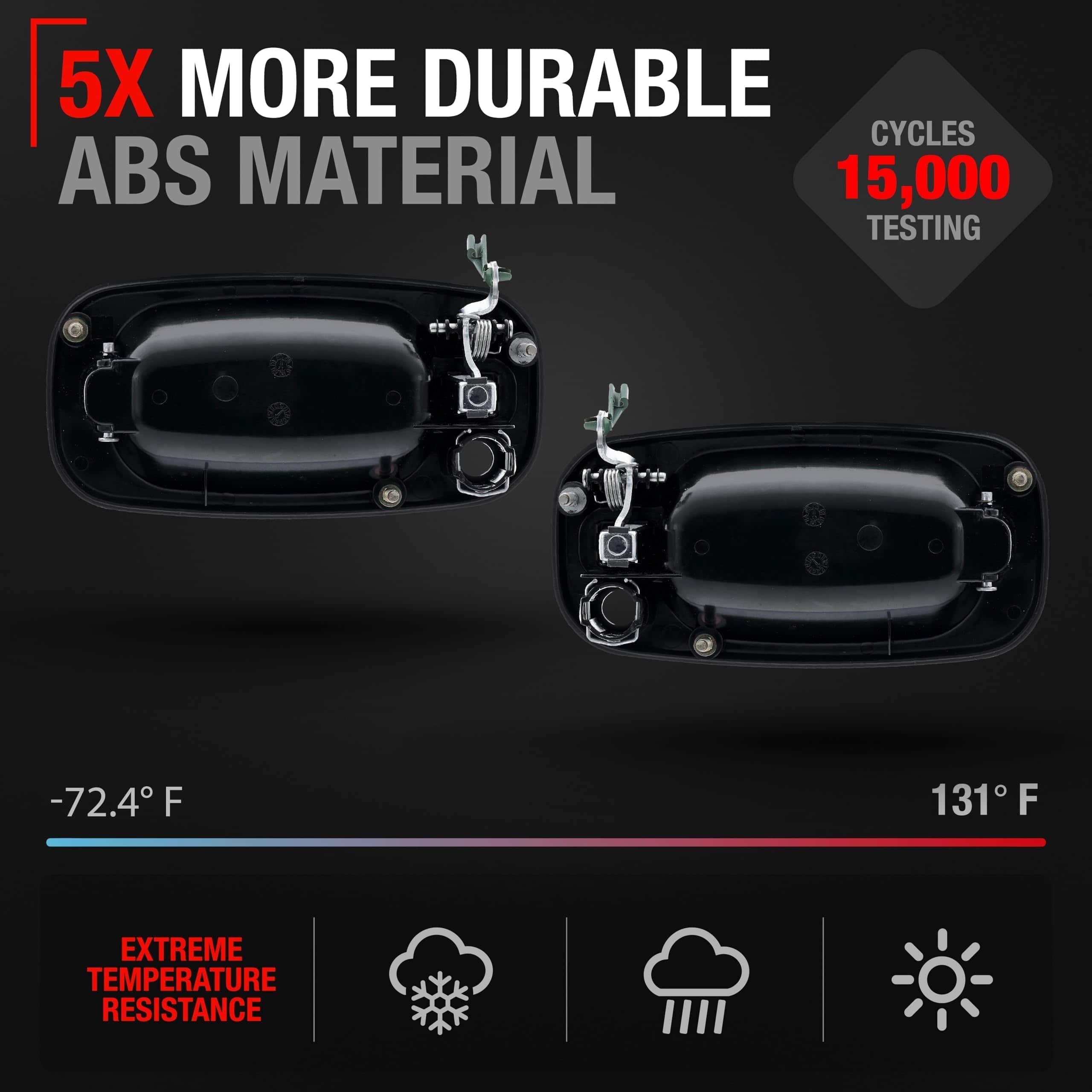 Manija de puerta delantera del conductor y del pasajero - - Imagen 4