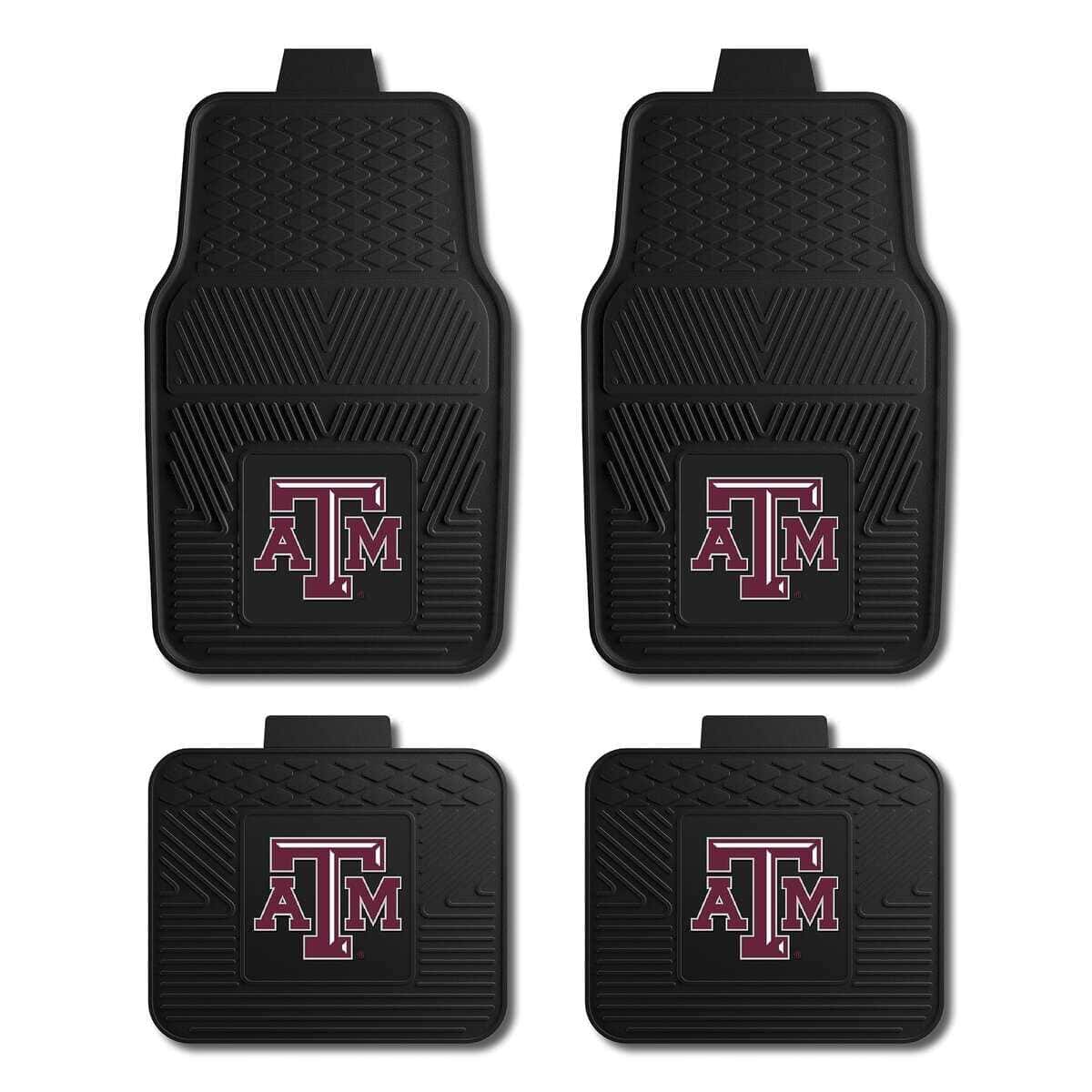 Tapetes para carro Fanmats de la Universidad Texas A&M