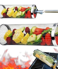 Canasta de Acero Inoxidable para Parrilla Home Org, Canasta