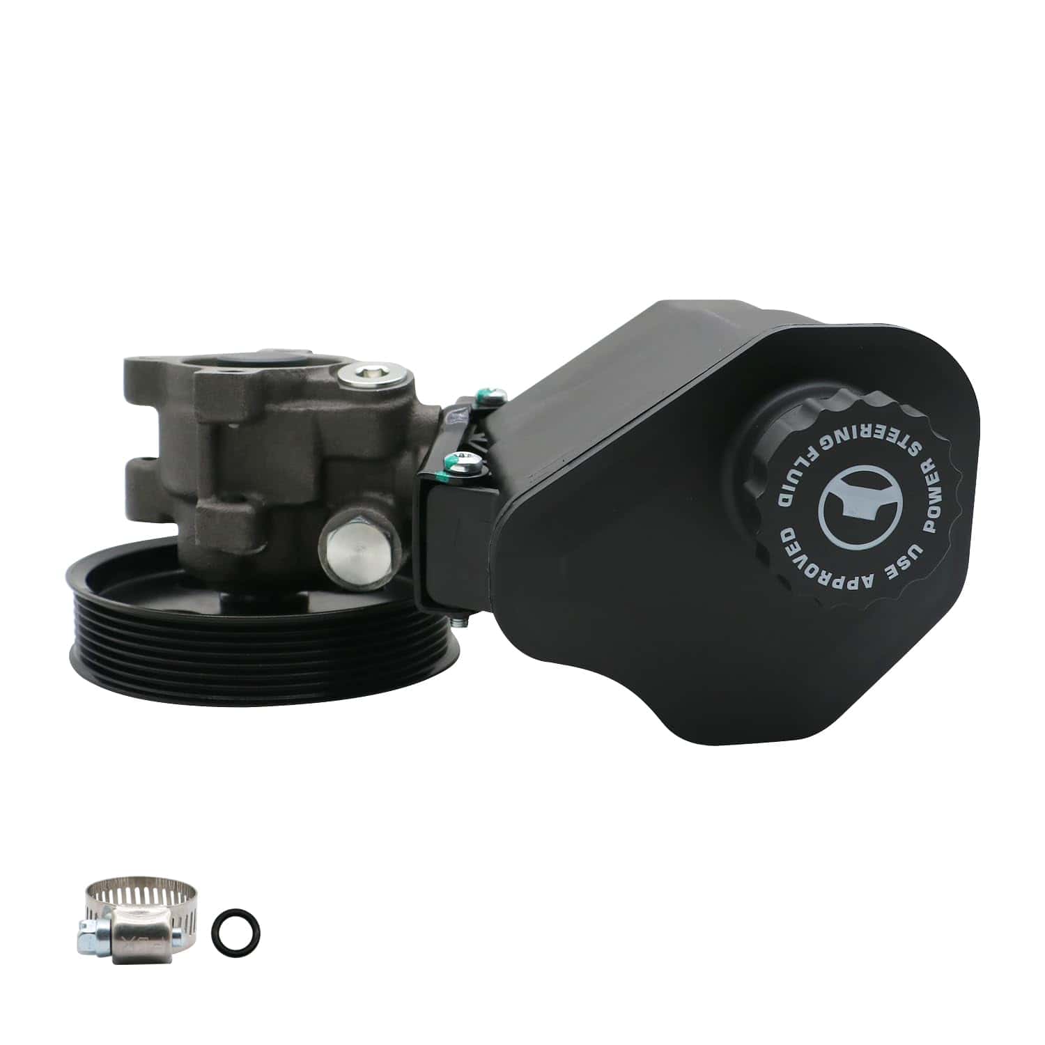 Bomba de dirección asistida Cuuove 96-70269 con polea y - Imagen 8