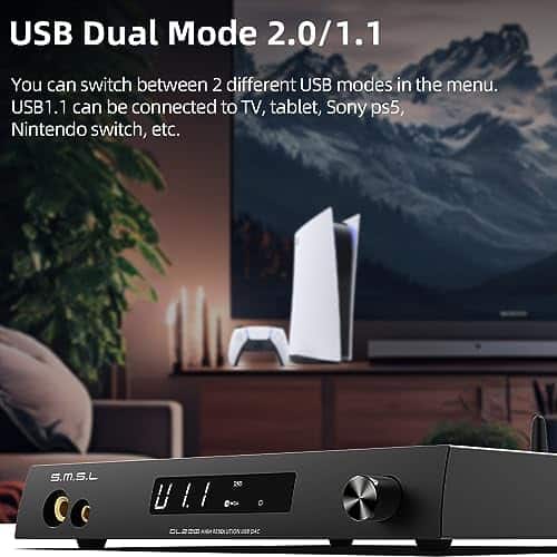 SMSL DL200 ES9039Q2M DAC de Audio y Amplificador de - Imagen 3