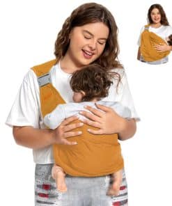 Shiaon Baby Sling Carrier, Portabebés recién -Naranja