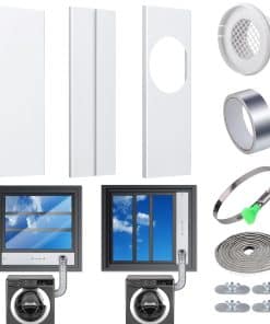 Kit de Ventana Mejorado para Salida de Secadora de 4" de