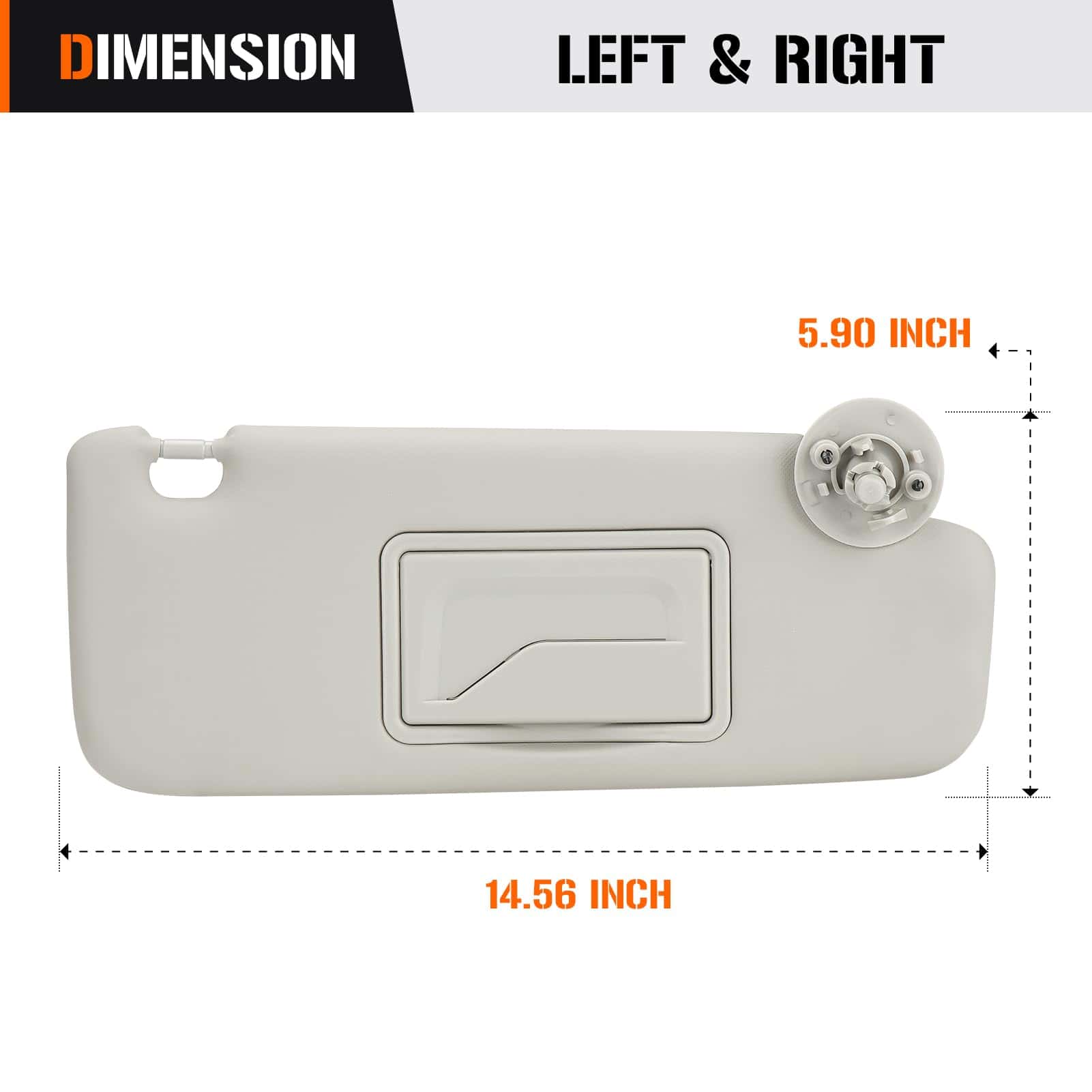 Visera solar izquierda y derecha para Chevy Sonic - Imagen 6