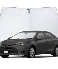 CLIM ART Protector Solar para Parabrisas de -Negro-Plata