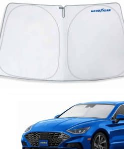 Cubierta para parabrisas plegable Goodyear -Negro-Plateado