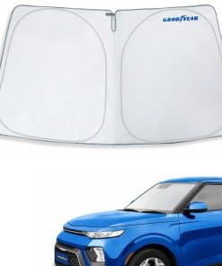 Cubierta de parabrisas plegable Goodyear -Negro-Plata