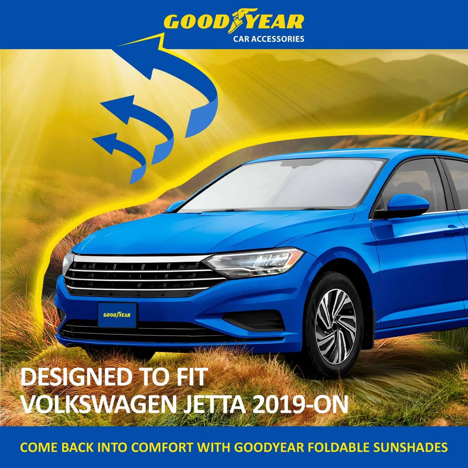 Cubre parabrisas plegable Goodyear para Volkswagen (VW) - Imagen 7