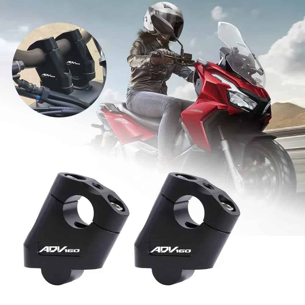Para Adv160 adv 160 2023 Motocicleta CNC Manillar Riser - Imagen 3