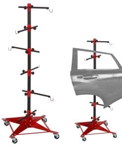Soporte de árbol de panel de pintura con 6 ganchos, soporte