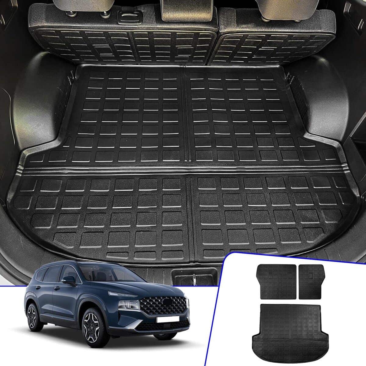 Tapete de Carga Compatible con Hyundai Santa Fe 2021-2023