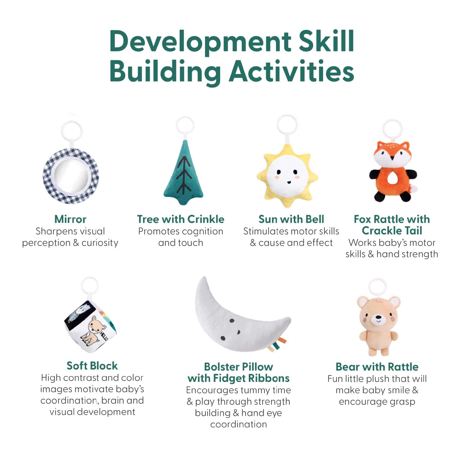 Gimnasio de Juegos Unisex para Bebés The Peanutshell & - Imagen 5