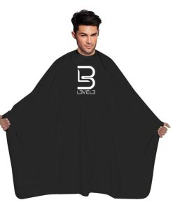 Capa Negra Nivel 3 - Talla Universal - Cómoda con Cierre de