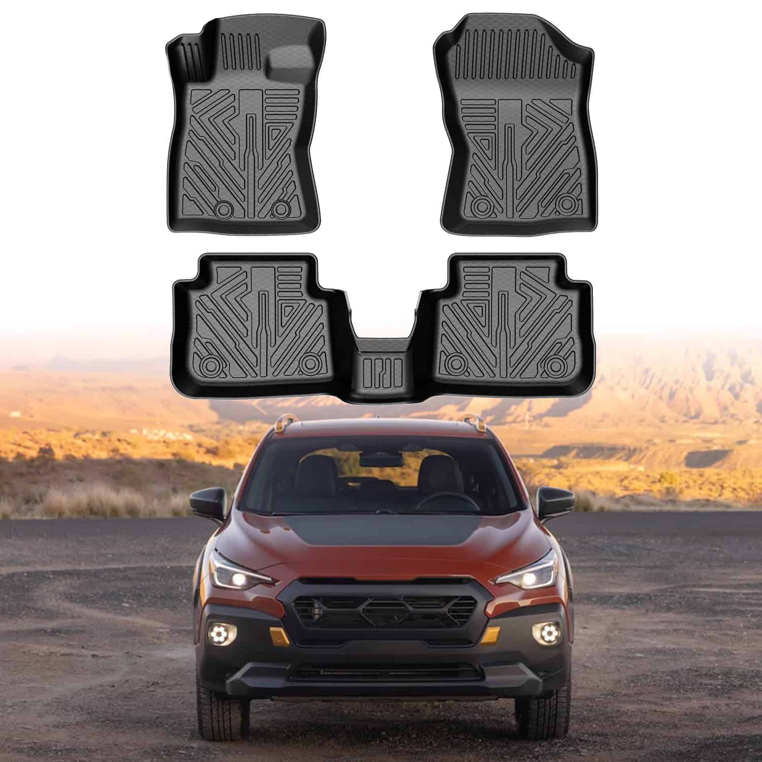 Juego de Tapetes para Pisos Mixsuper para Subaru Crosstrek