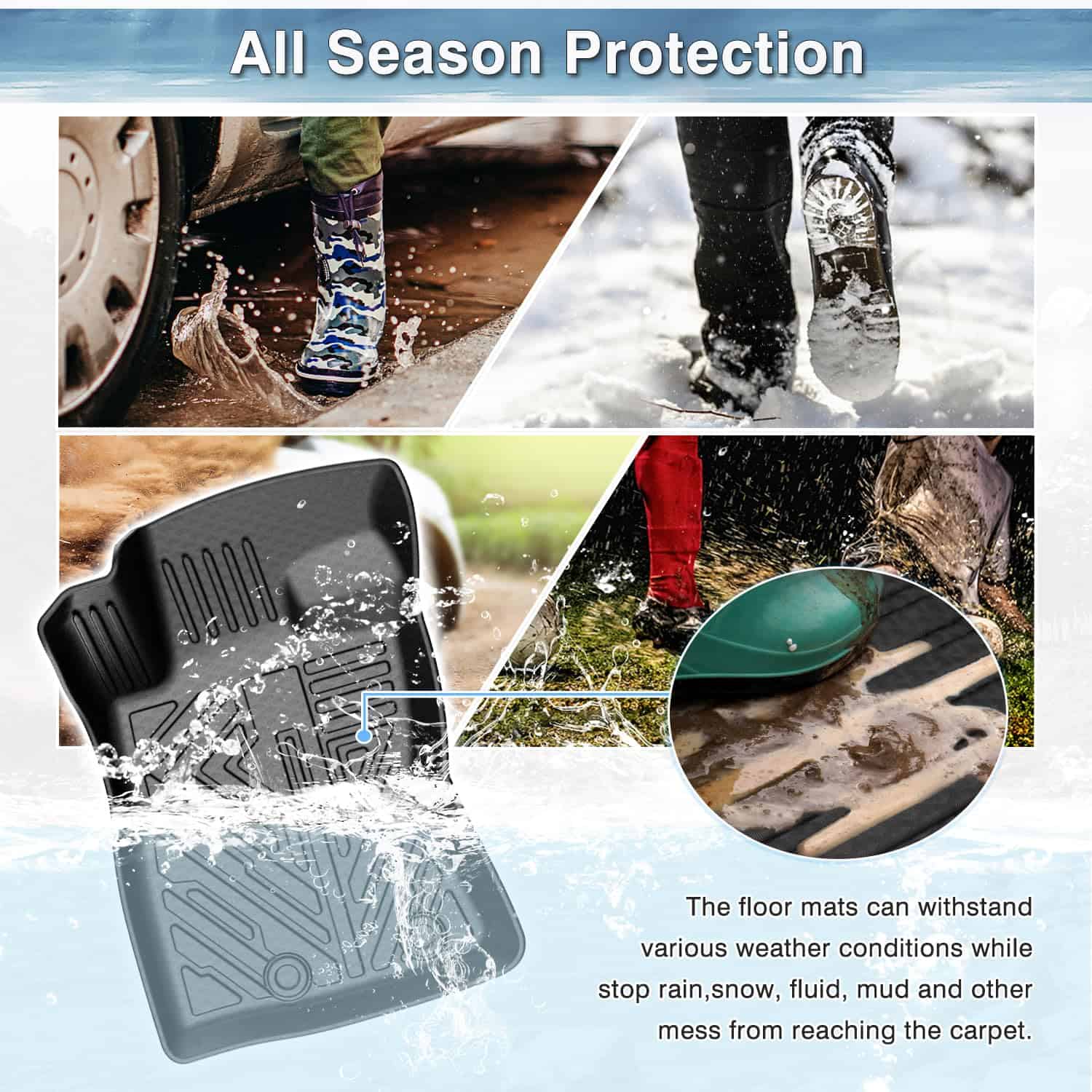 Juego de Tapetes para Pisos Mixsuper para Subaru Crosstrek - Imagen 7