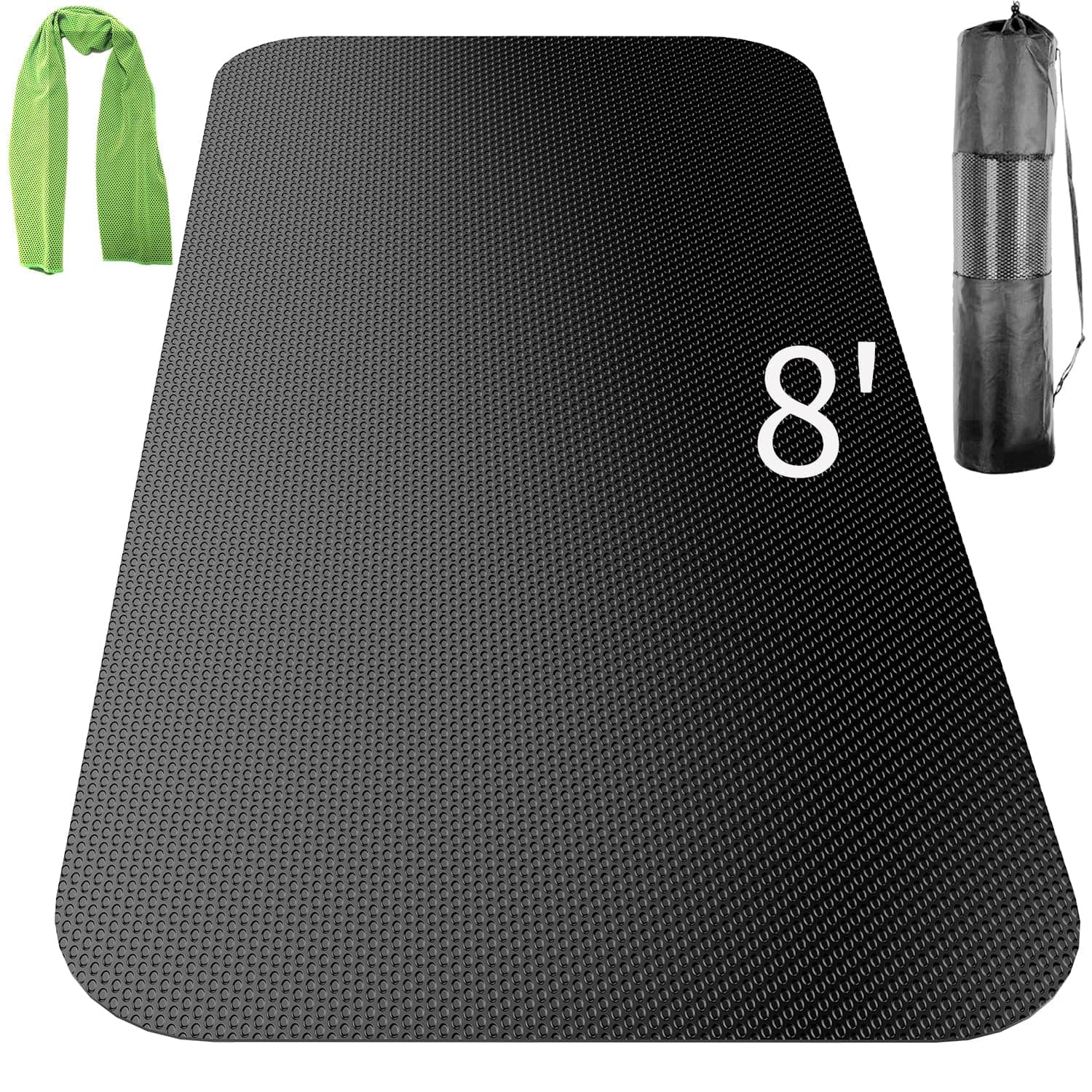 Tapete grande de gimnasio y entrenamiento 96" x 32" para