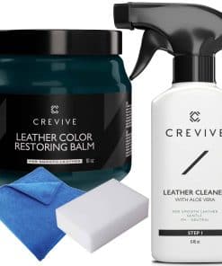Kit de Reparación de Cuero CREVIVE 8.45 oz & Bálsamo