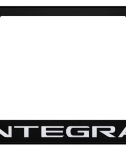 Marco de Placa de Licencia con Corte Negro con Licencia