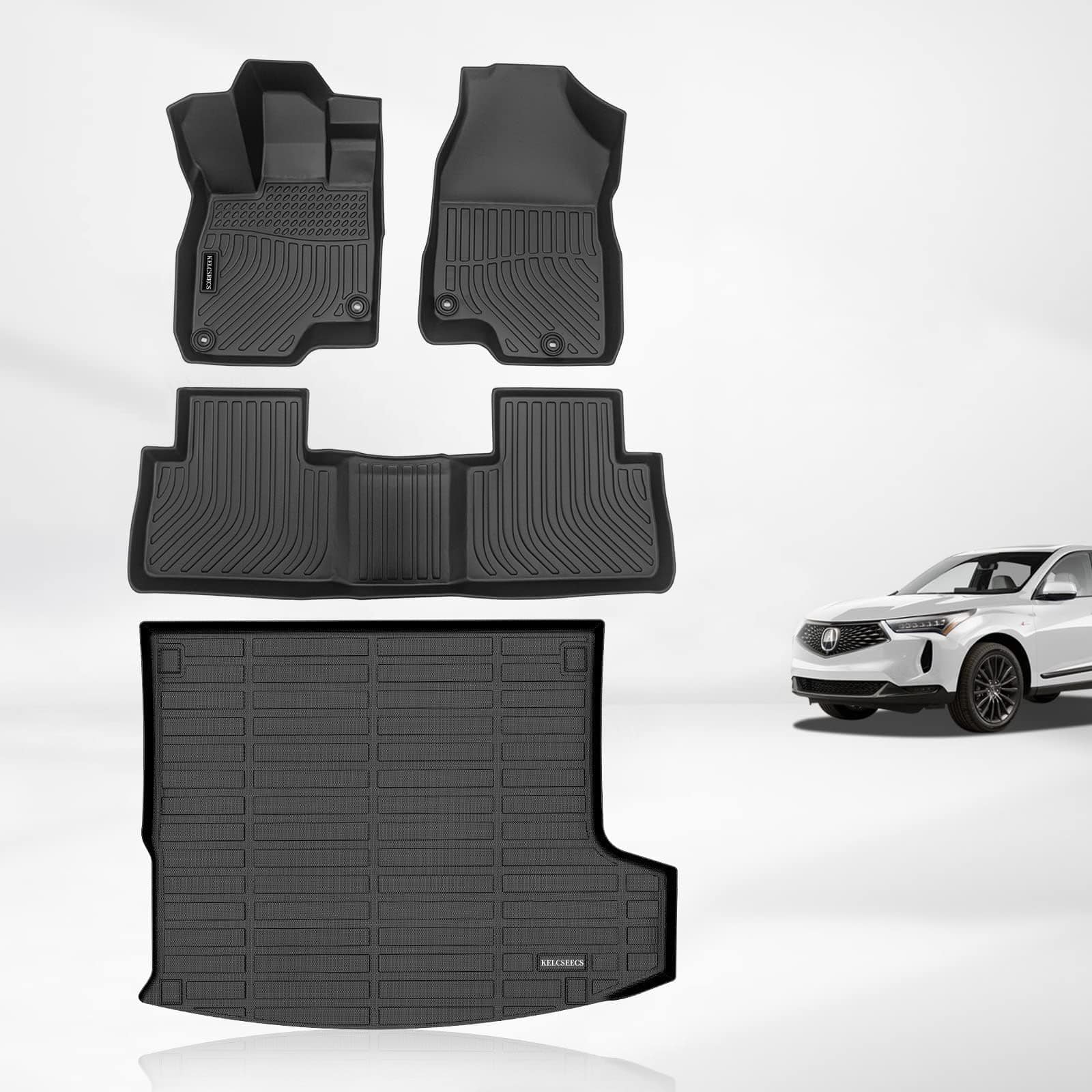 Tapetes de Piso y Forro de Carga -Negro