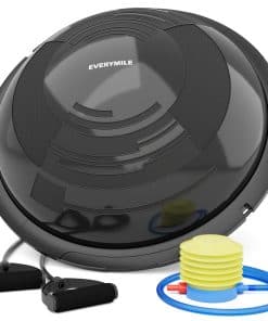 EVERYMILE Balance Ball Trainer con Bandas de -Negro