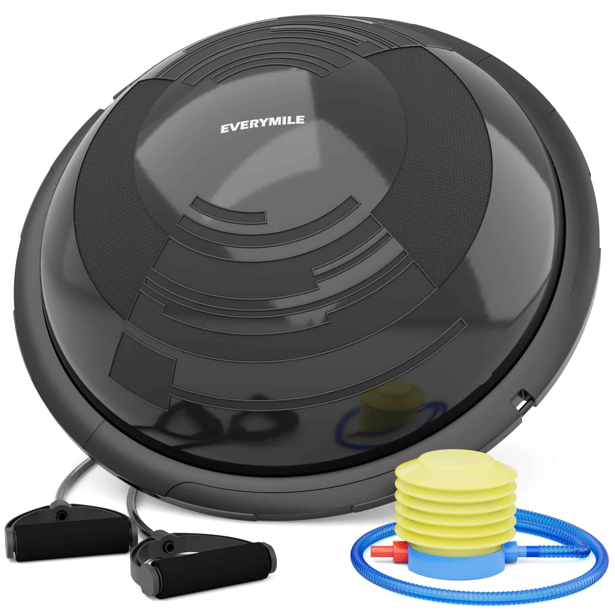 EVERYMILE Balance Ball Trainer con Bandas de -Negro