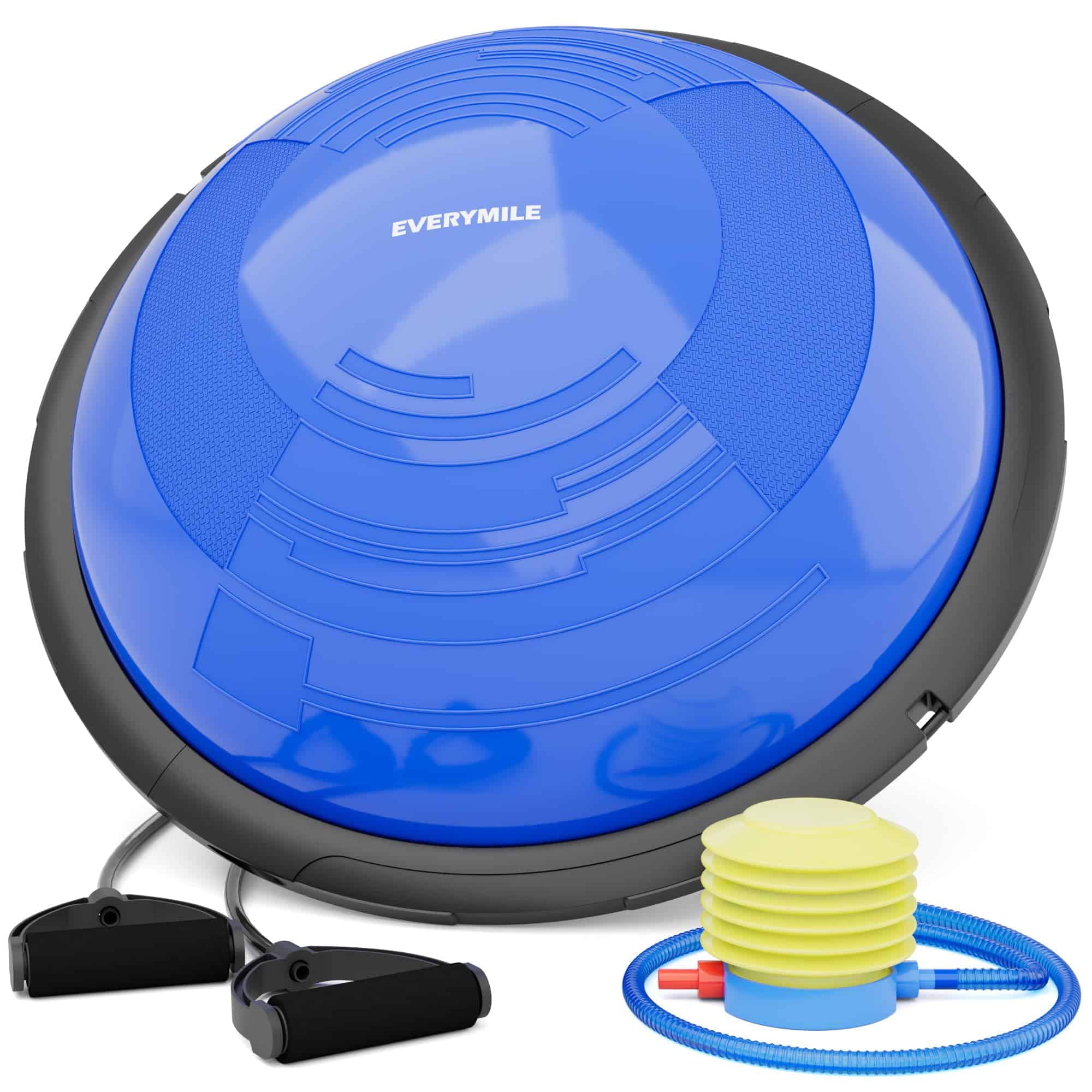 EVERYMILE Balance Ball Trainer con Bandas de -Azul