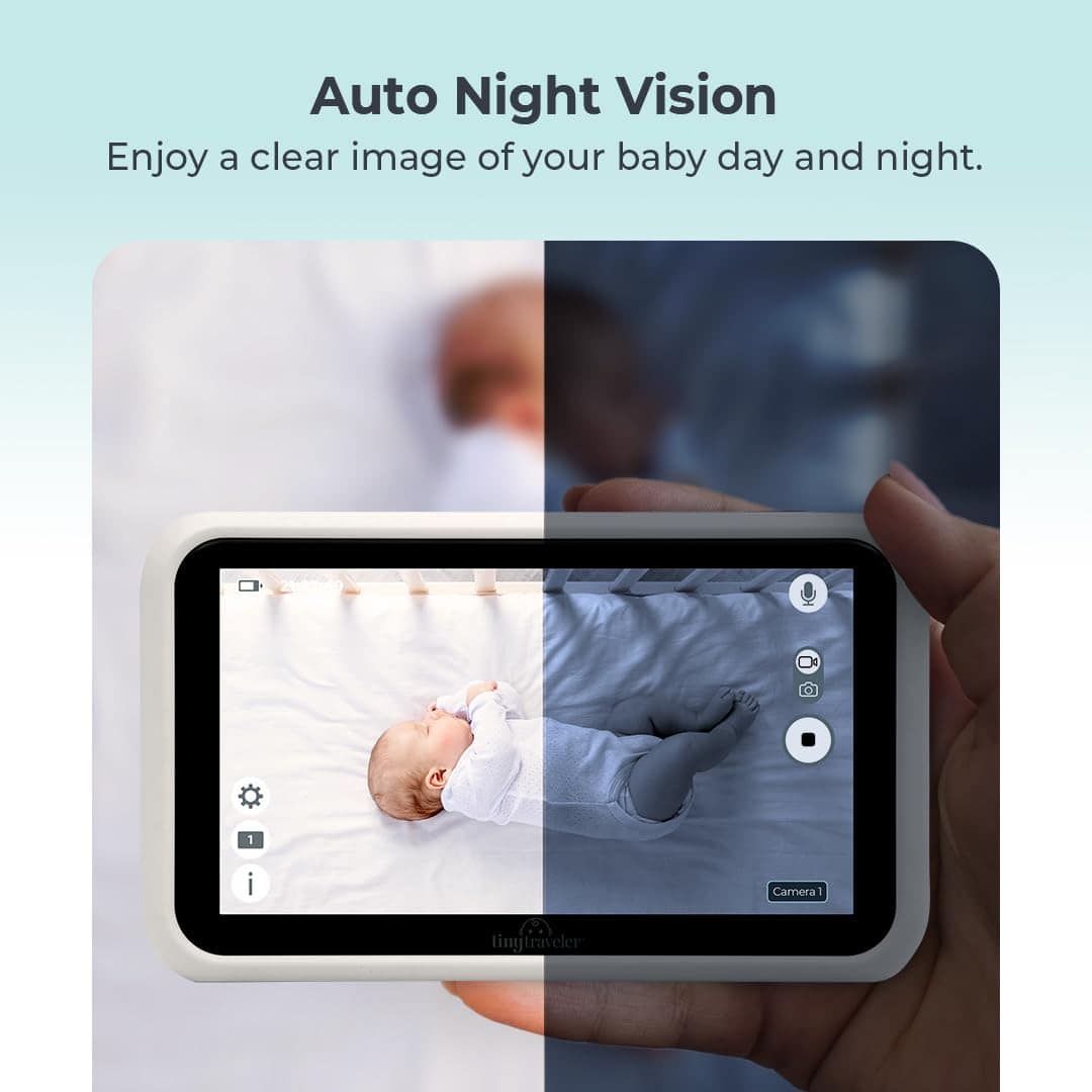 Monitor de Bebé con Pantalla Táctil HD de 5” � Tiny - Imagen 5