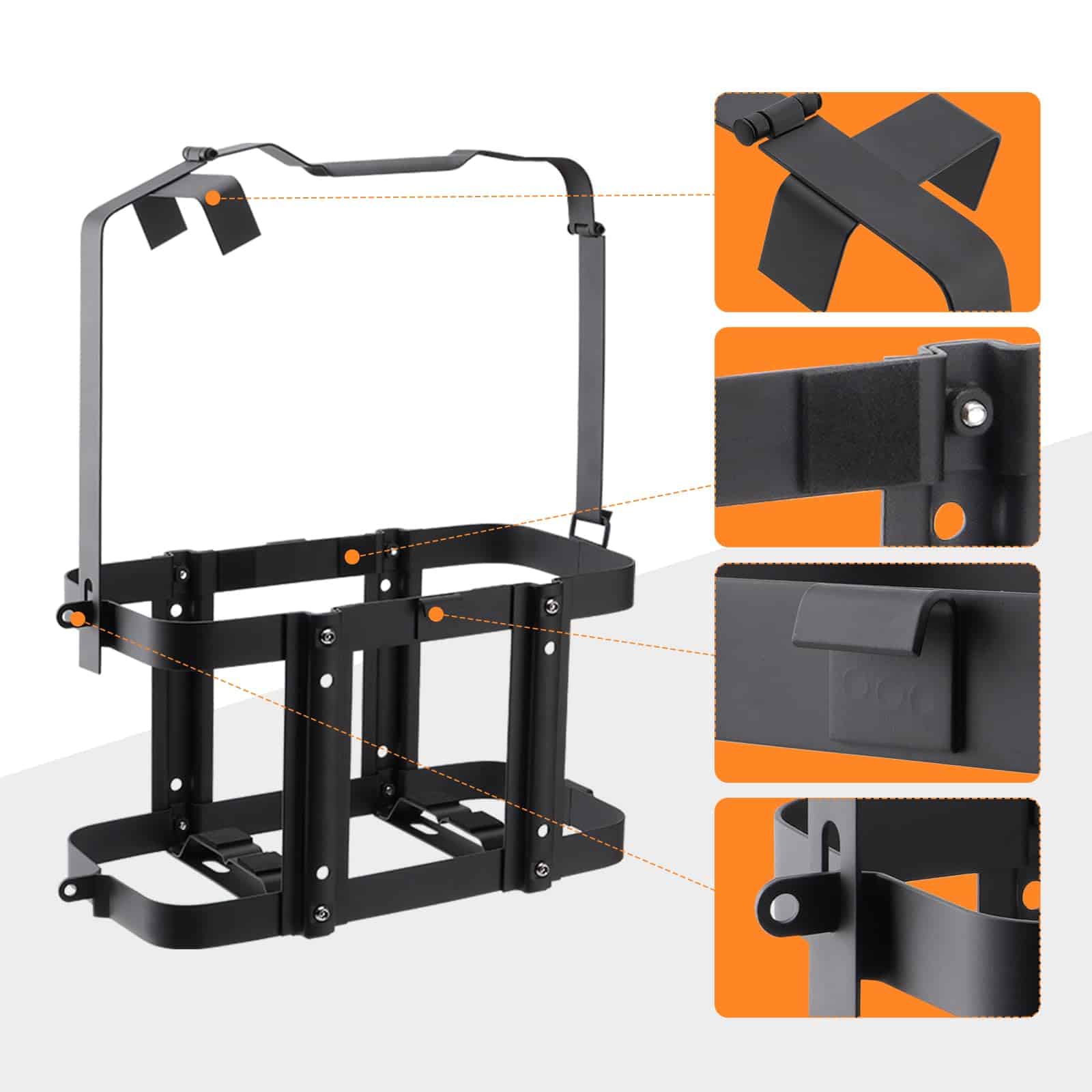 Racewill Soporte de Montaje Antirrobo para Bidón: Soporte - Imagen 4