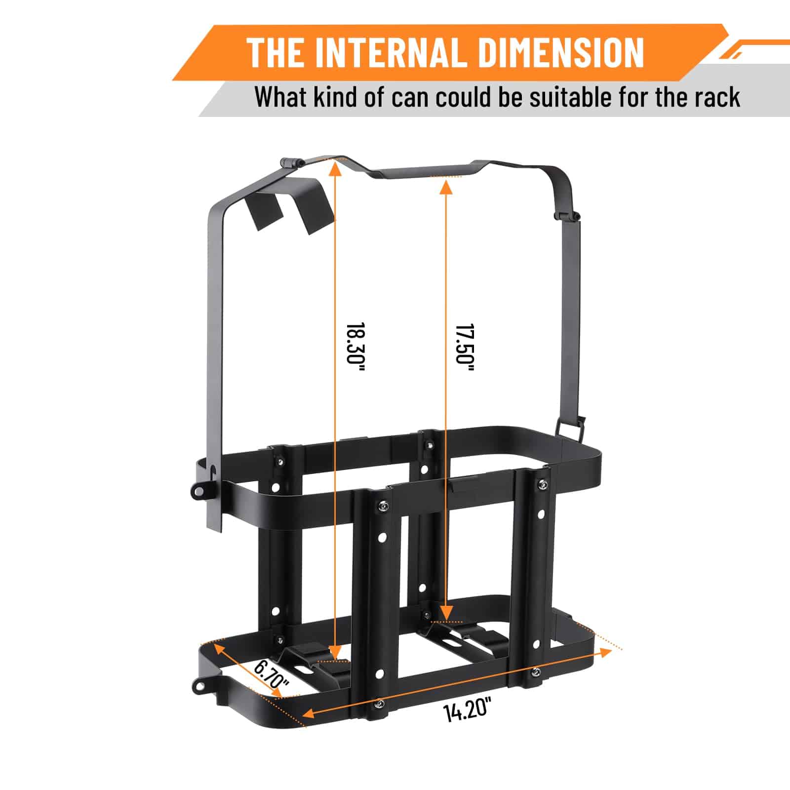 Racewill Soporte de Montaje Antirrobo para Bidón: Soporte - Imagen 6