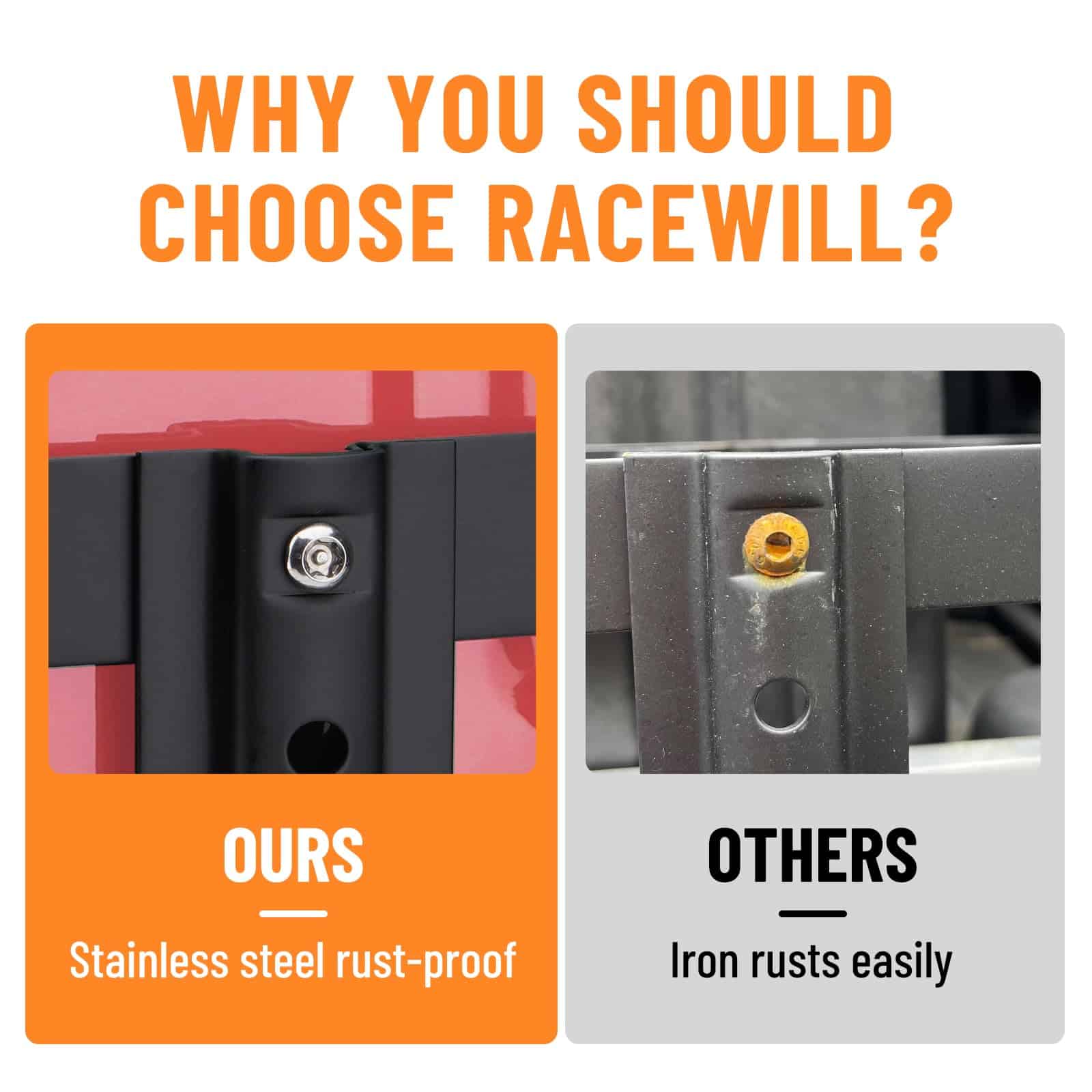 Racewill Soporte de Montaje Antirrobo para Bidón: Soporte - Imagen 5