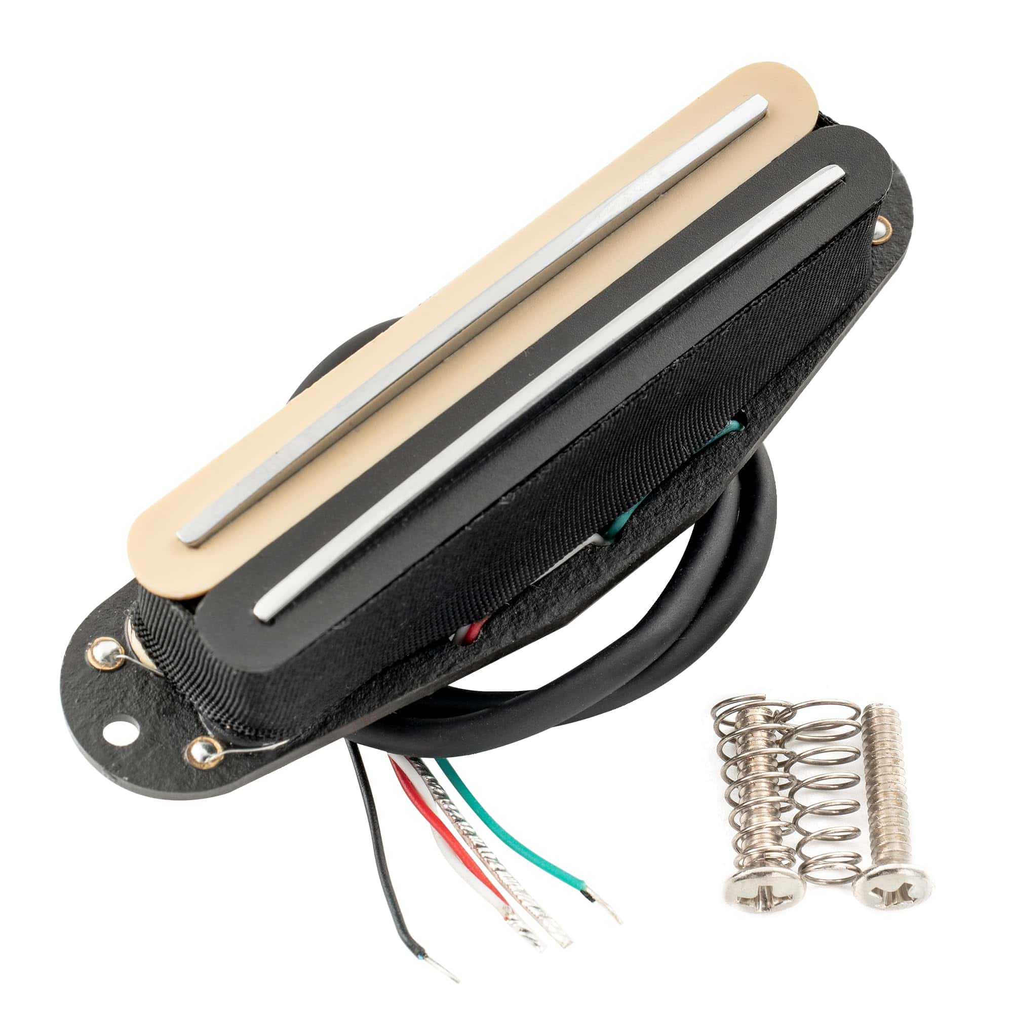 Musiclily Pastilla Humbucker Hot Rail Alnico 5 Zebra para