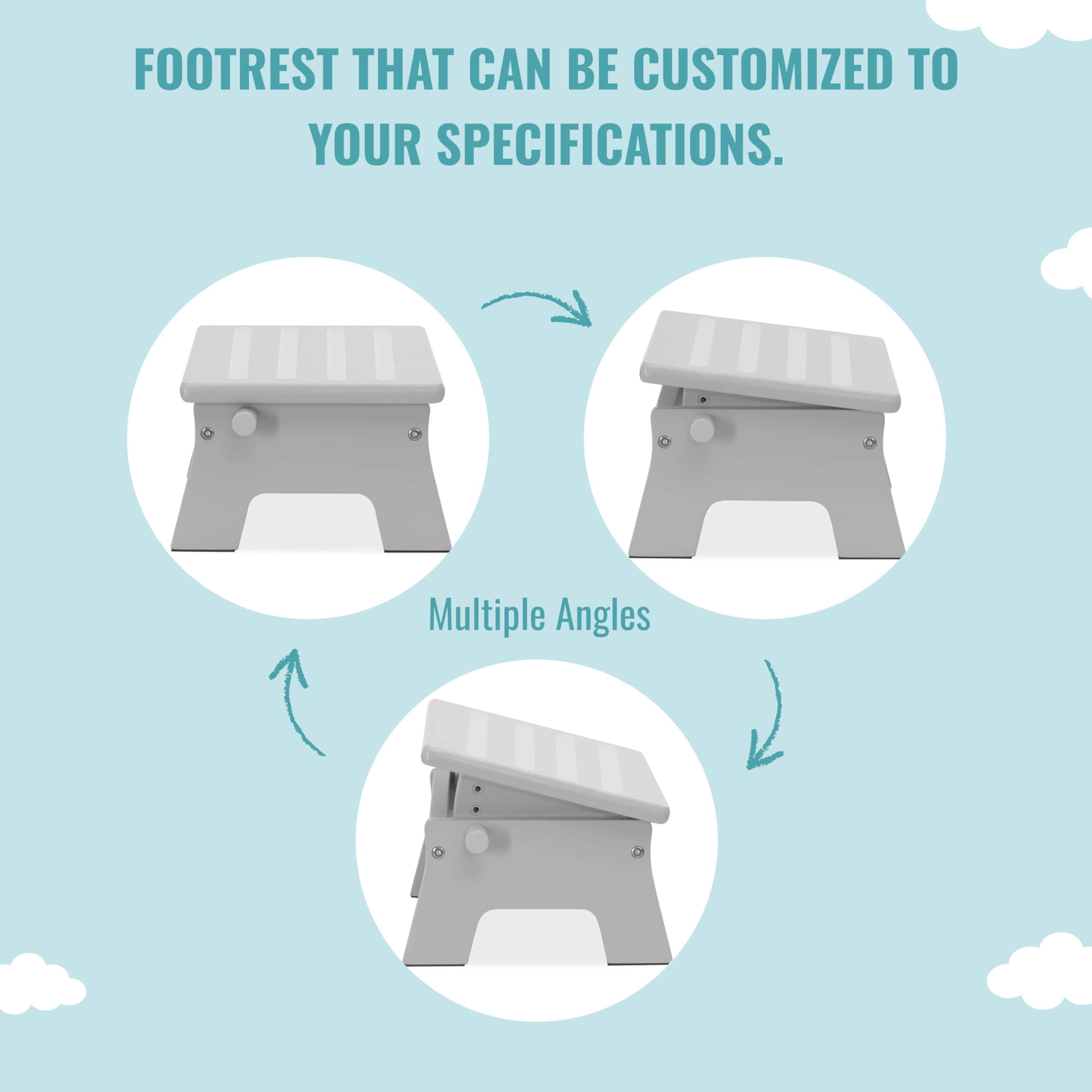 Dream On Me Ease-Up Ajustable Reposapiés de lactancia en - Imagen 6