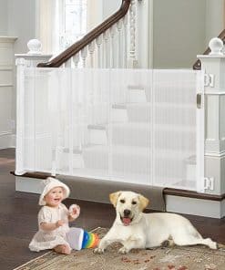 Puerta de Escalera Retráctil Reforzada para Bebés con