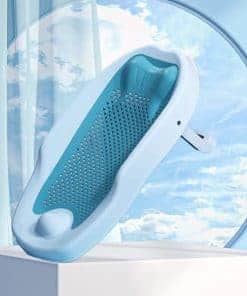 Asiento de apoyo para baño de bebé, seguro para bañar al