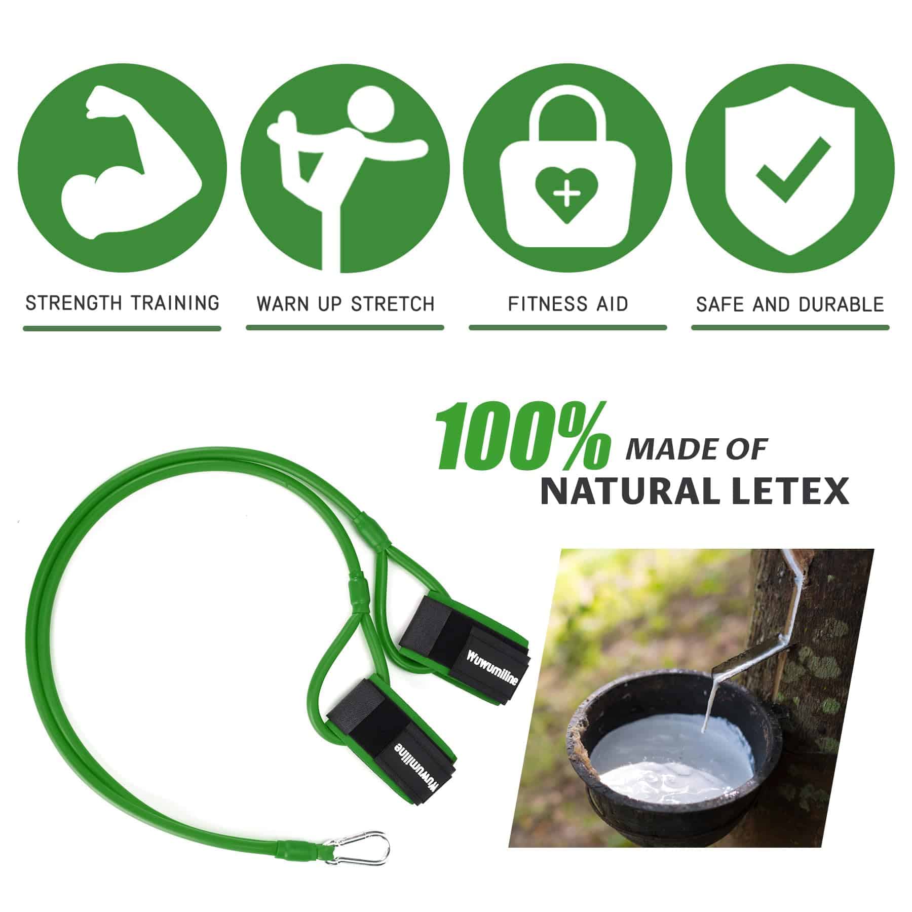 Banda de Resistencia para Béisbol y Softbol -Verde - Imagen 4