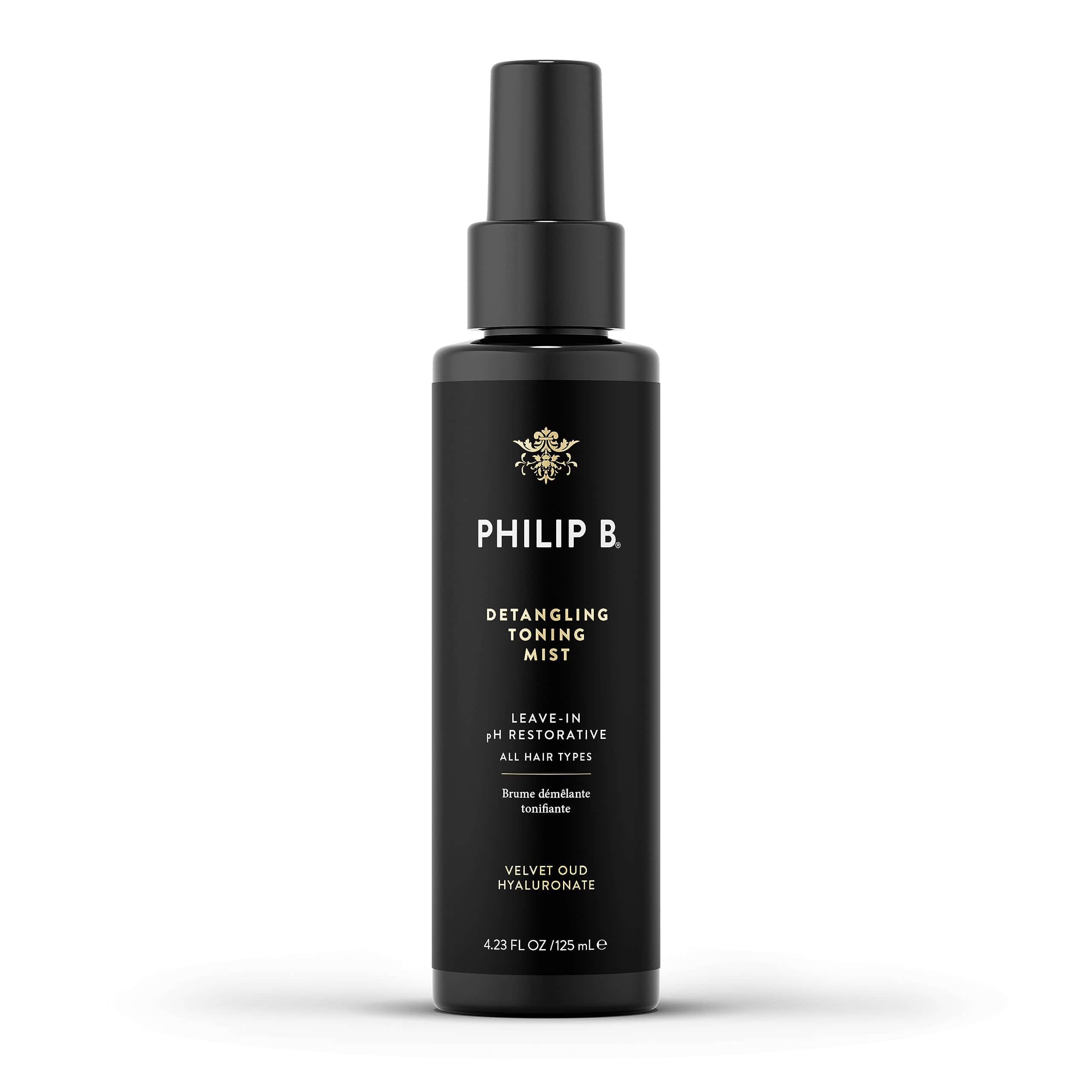PHILIP B Detangling Toning Mist con Velvet Oud, 4.23 fl.