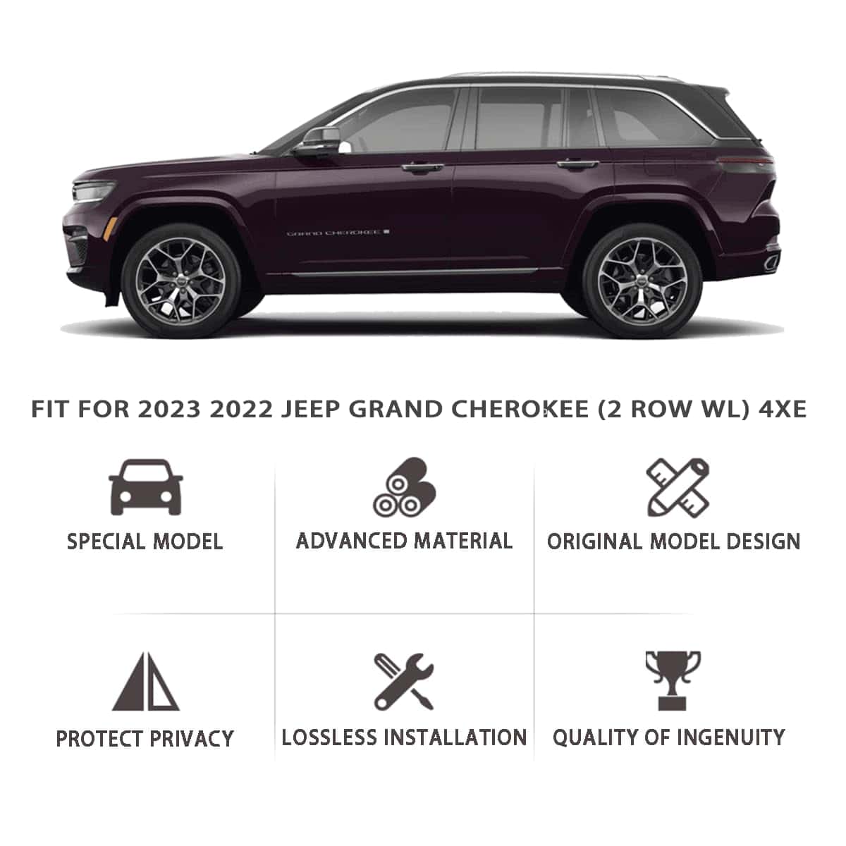 Cubierta de carga compatible con Jeep Grand Cherokee (2 - Imagen 6