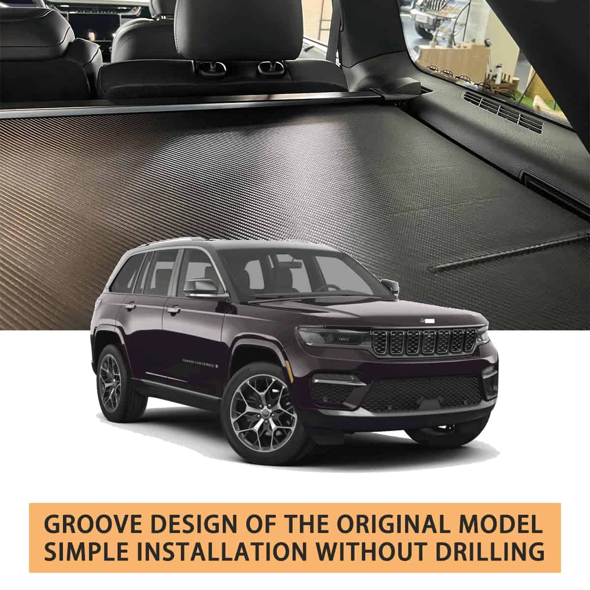 Cubierta de carga compatible con Jeep Grand Cherokee (2 - Imagen 3